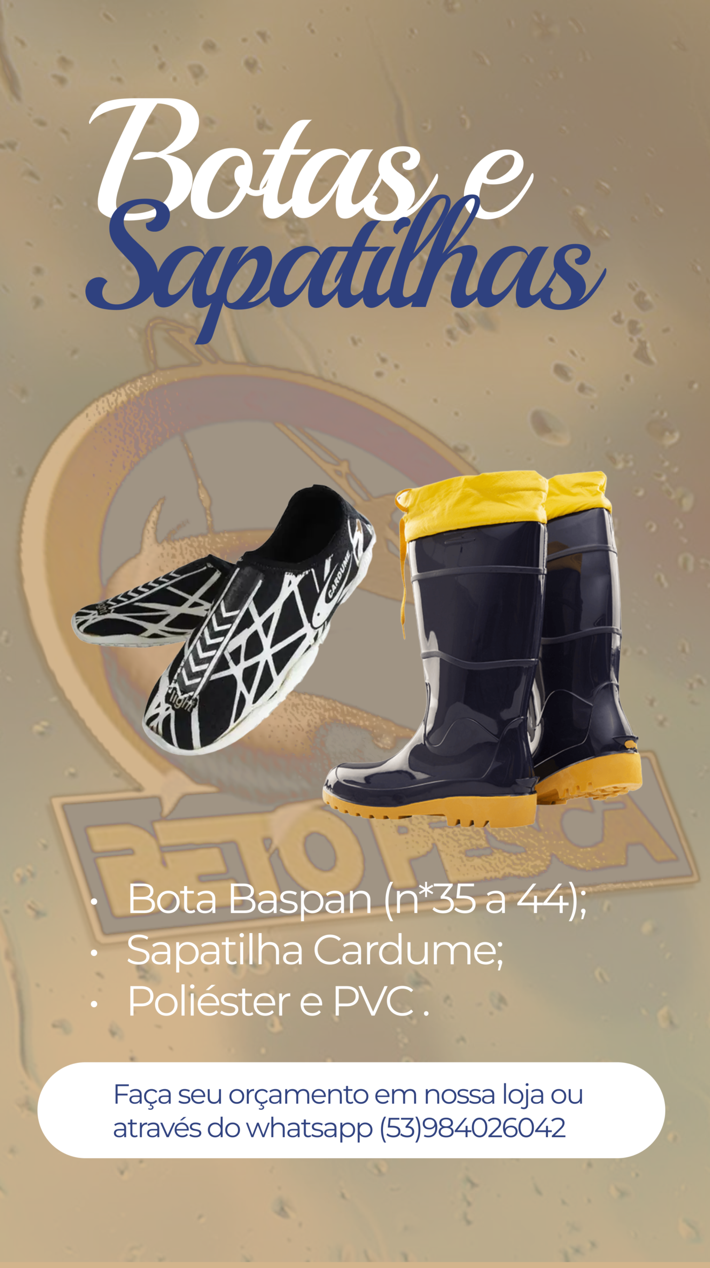 BOTAS E SAPATILHAS